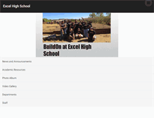 Tablet Screenshot of excelhigh.org